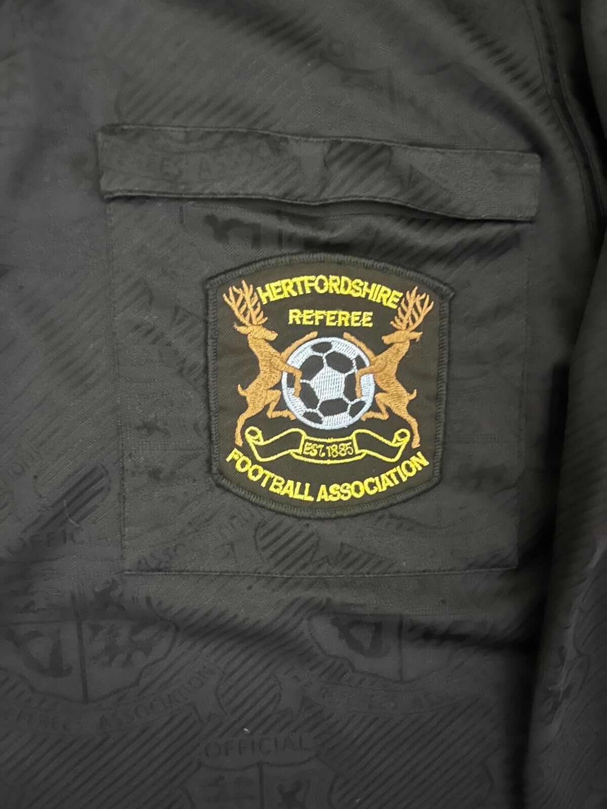 Hertfordshire Referee Shirt Jersey Official Sportswear Camiseta Trikot Mailot S