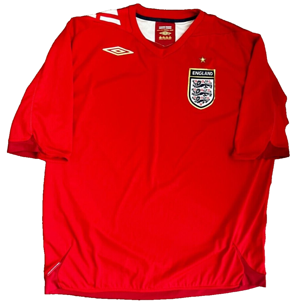 England Football 2006 2007 2008 Away Shirt Jersey Umbro Size Men XXL