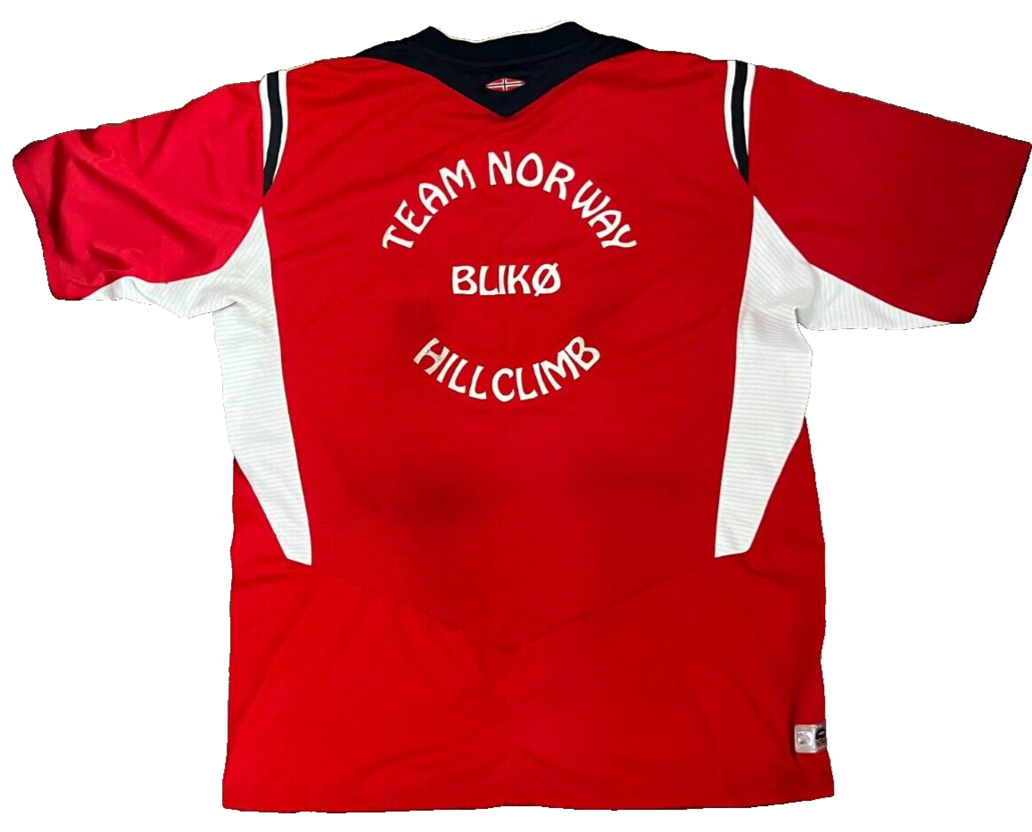 Norway Hill Climbing Team Shirt Jersey Umbro Camiseta Trikot Mailot Size Men XL