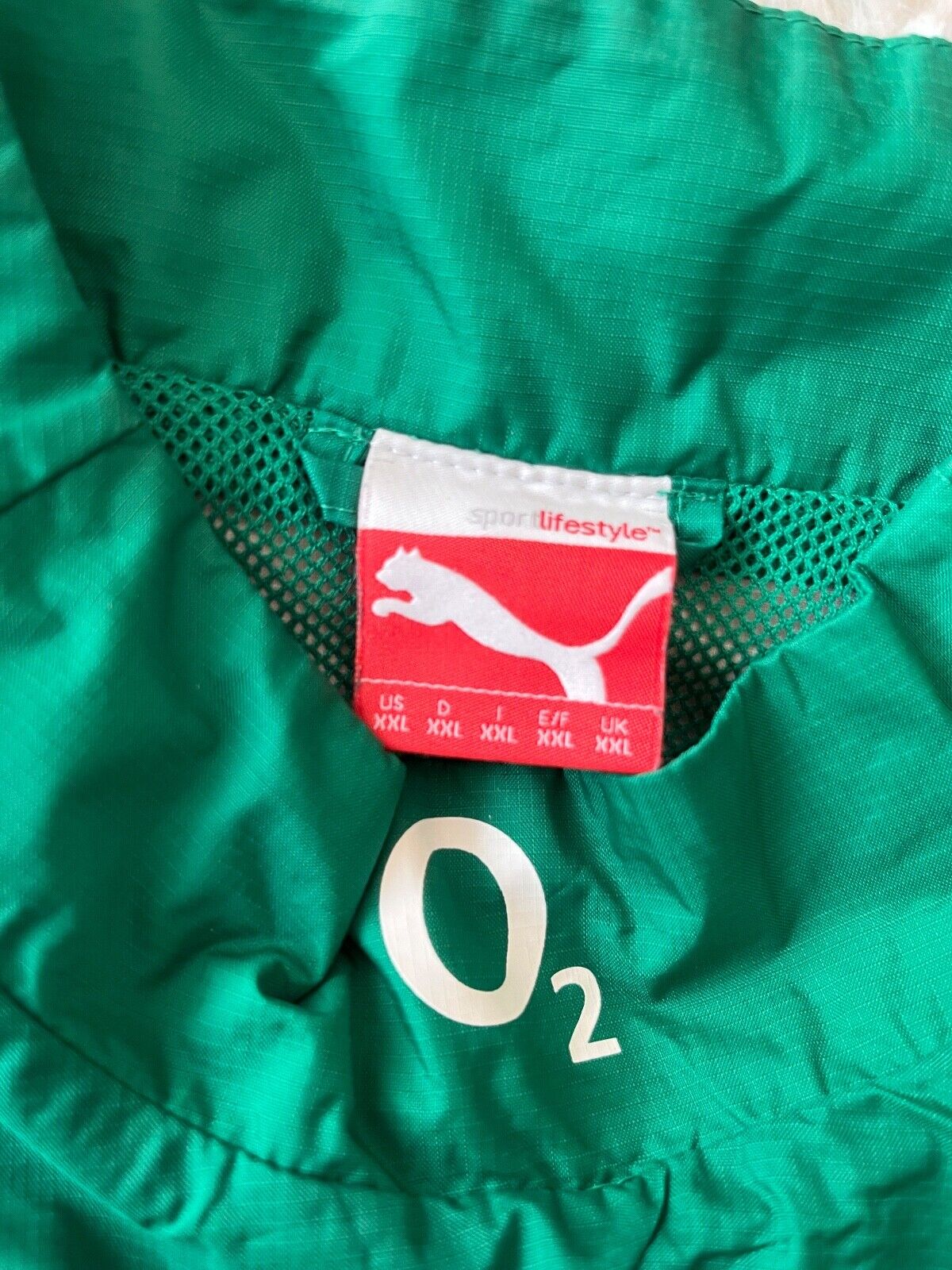 Ireland Rugby IRFU Windbreaker Jacket Training Puma Size Men XXL