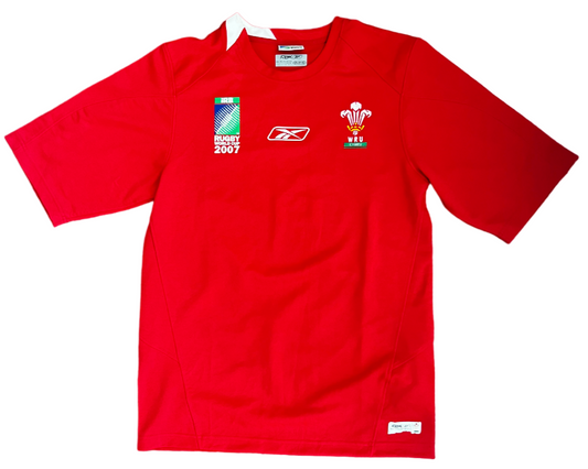 Wales Rugby Union 2007 Shirt Jersey Reebok Camiseta Trikot Mailot Size Men M