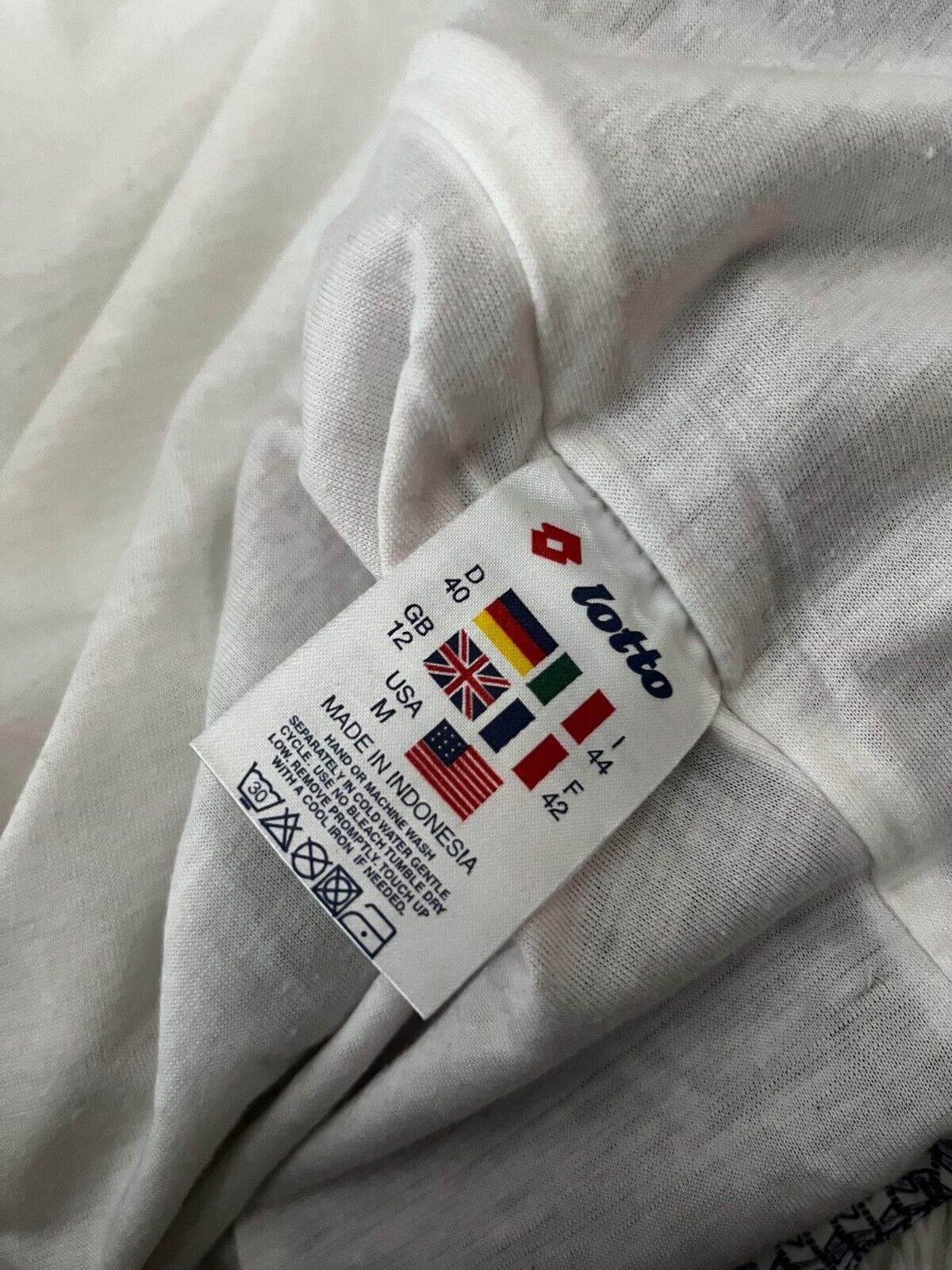 BNWT Vintage Tennis Italiano Training Presentation Jacket Sudadera Lotto Size M