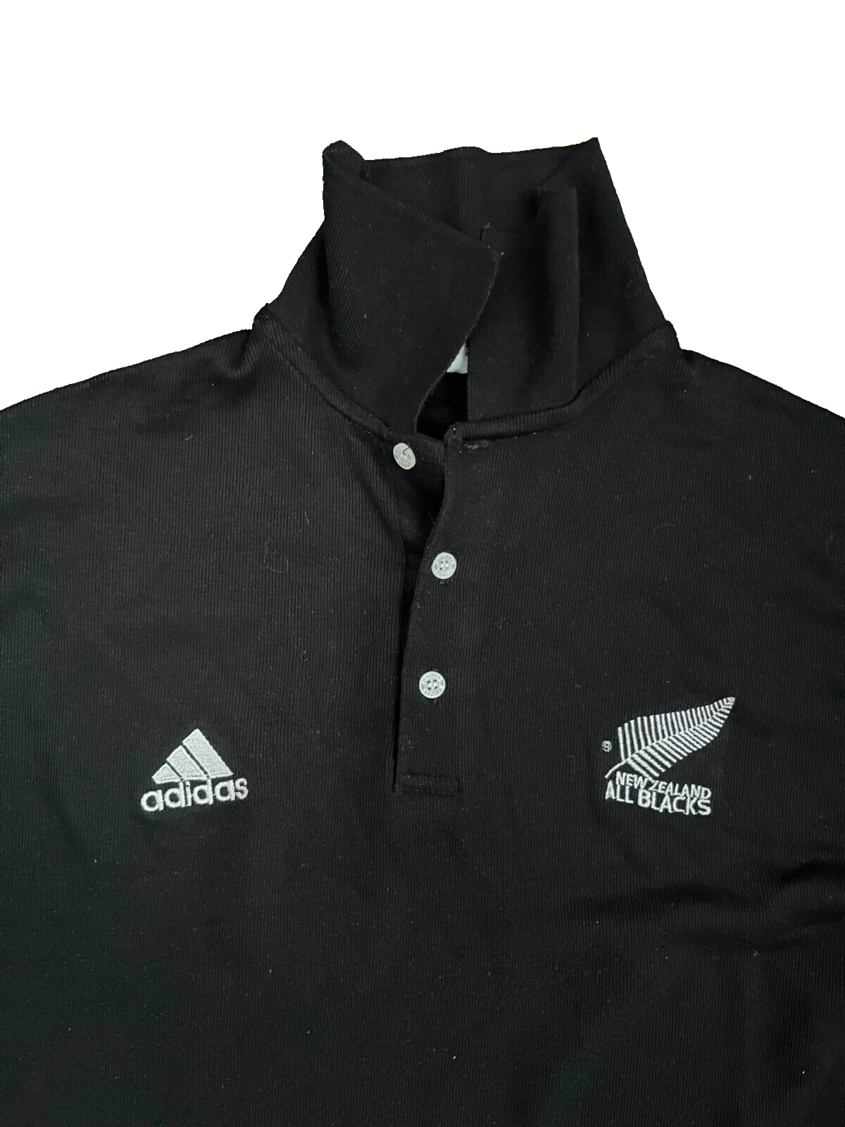 Vintage New Zealand All Blacks Rugby Home Shirt Jersey Adidas Camiseta Size XL