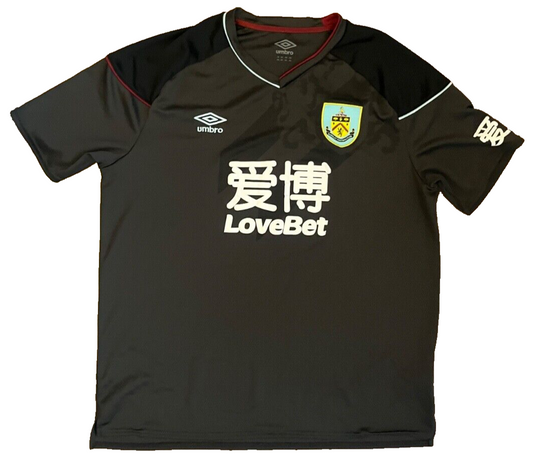 Burnley Jersey 2020 2021 Away Shirt Umbro Football Size Men XXL