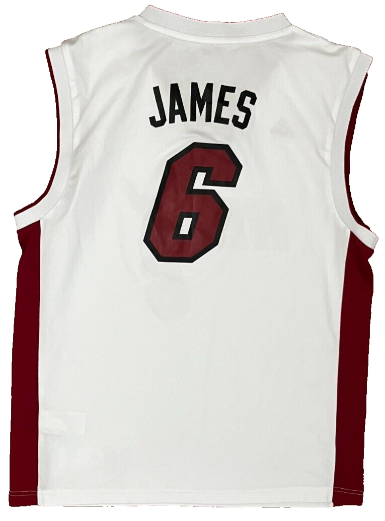 Lebron James 2013 Miami Heat Shirt Jersey Adidas Camiseta Trikot Mailot Size M