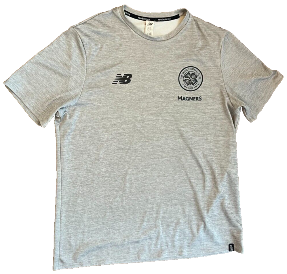 Glasgow Celtic Jersey Training Shirt New Balance Football Size Men XL