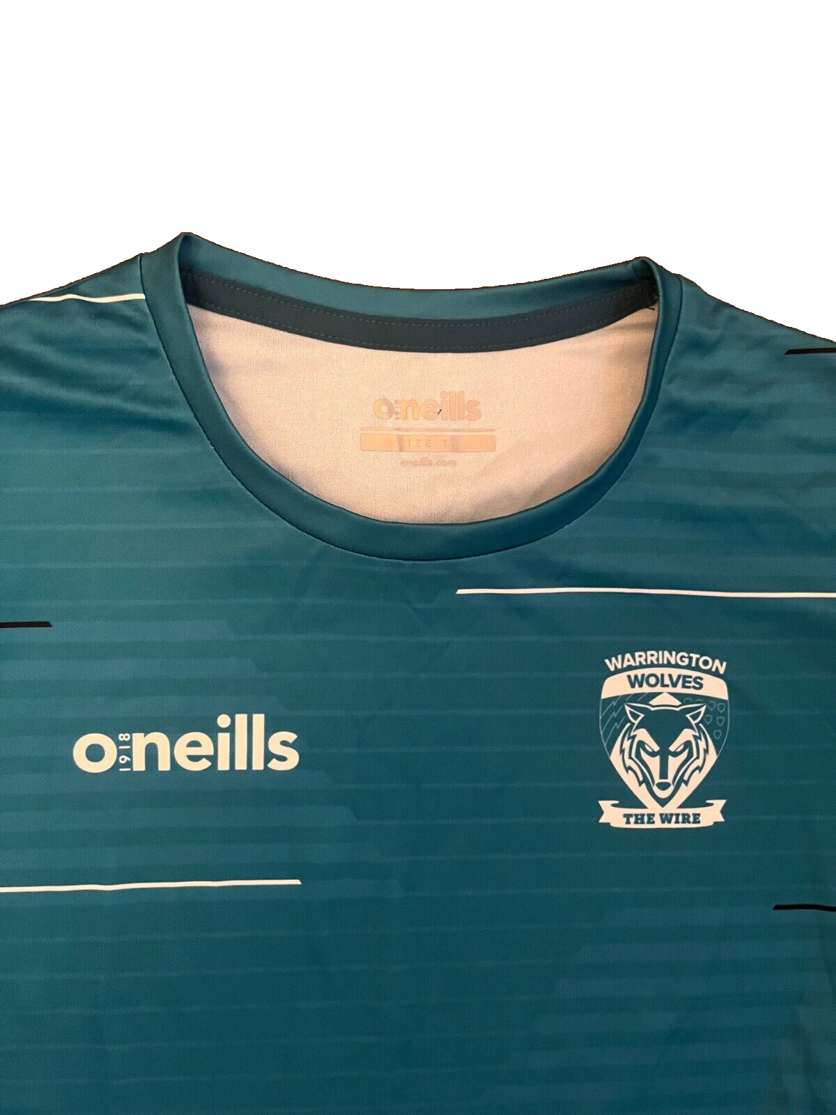 Warrington Wolves Jersey Training Shirt O'Neills Rugby Size 14