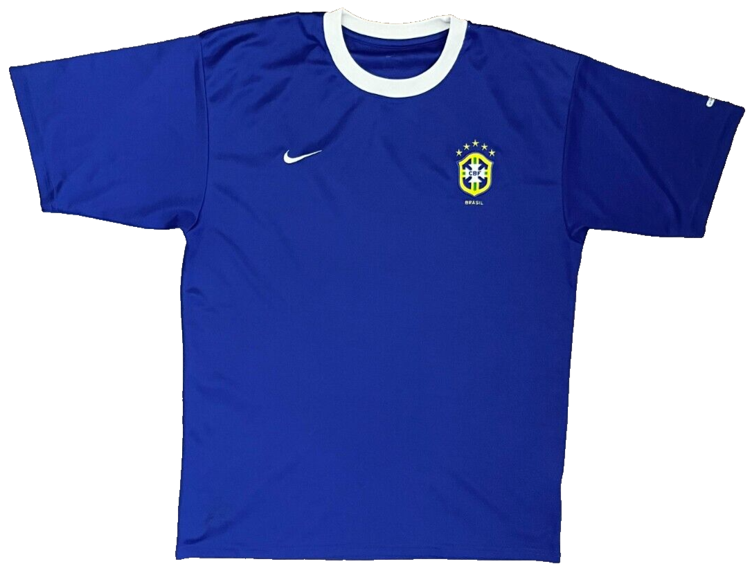 Brazil Football 2006 Away Shirt Jersey Nike Camiseta Mailot Trikot Size Men XL