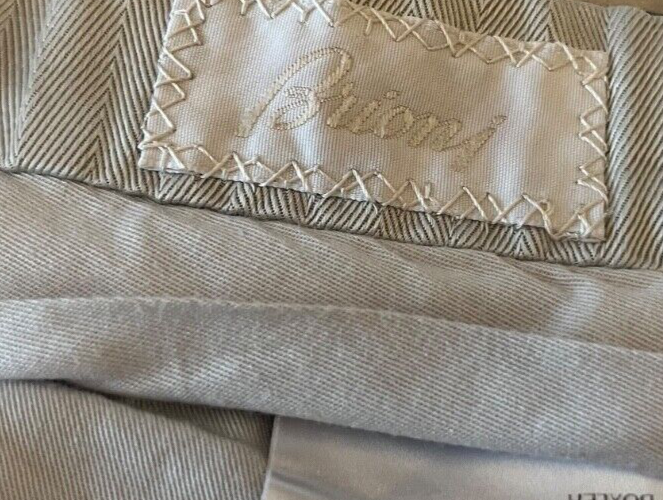 Brioni Dress Pants Suit Trousers Delta Wool Men Size 52 Made in Italy