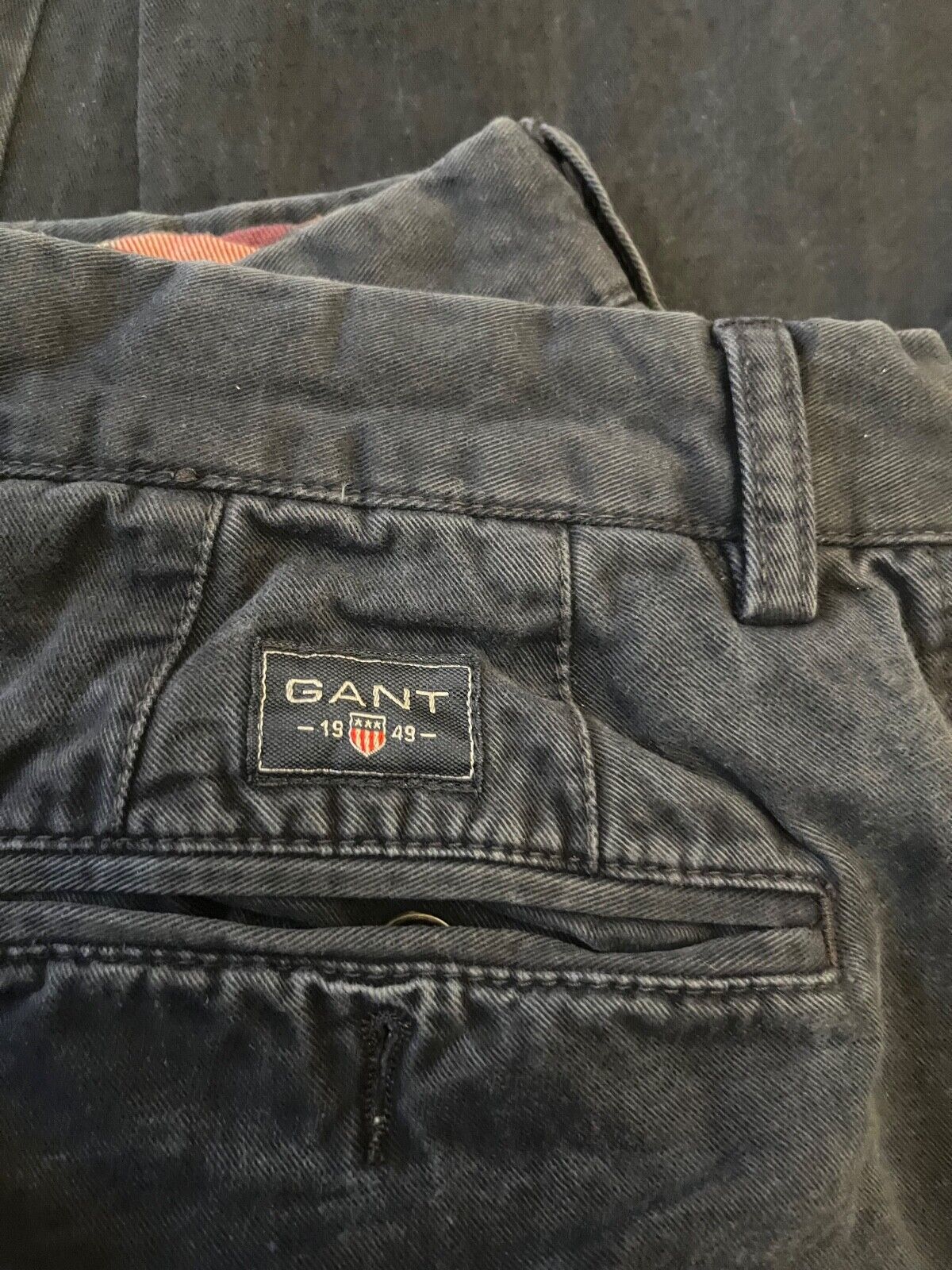 Gant New Haven Chino Pants Trousers Men Size 34x34 Normal Waist Regular Fit