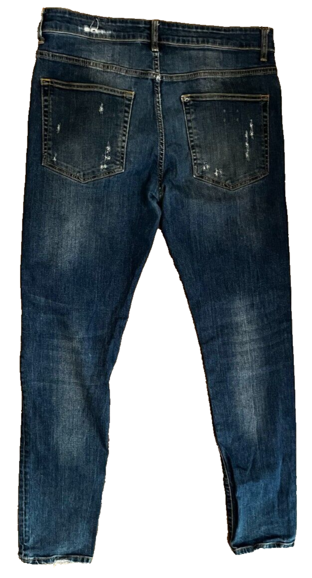 Dolce Gabbana Martini Jeans Distressed Women Size 56 Slim Fit Made in Italy