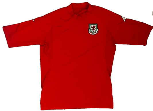 Wales Football 2004 Home Shirt Jersey Kappa Camiseta Mailot Trikot Size XL