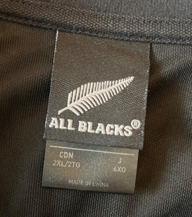 New Zealand Rugby All Blacks Jersey Training Polo Shirt Adidas Size Men 2XL
