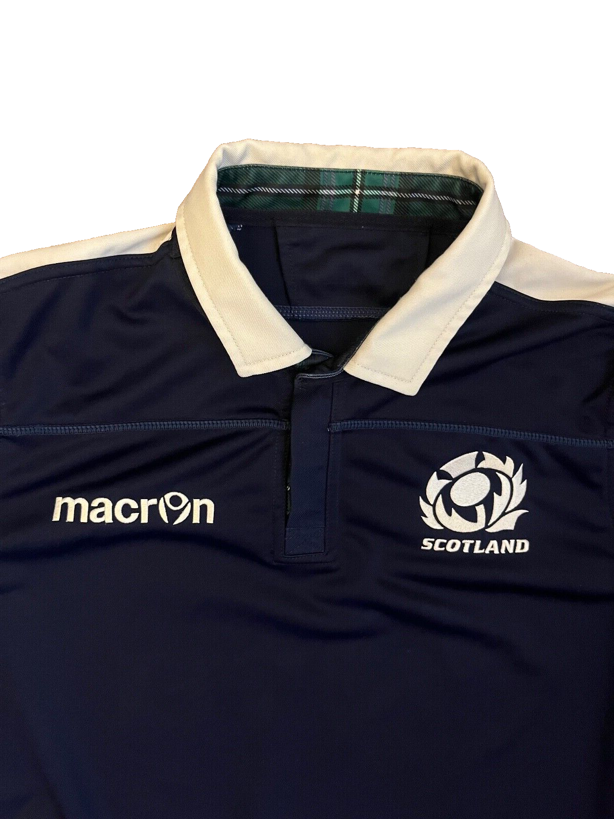 Scotland Jersey Home Shirt Macron Rugby Union Men Check Measurements