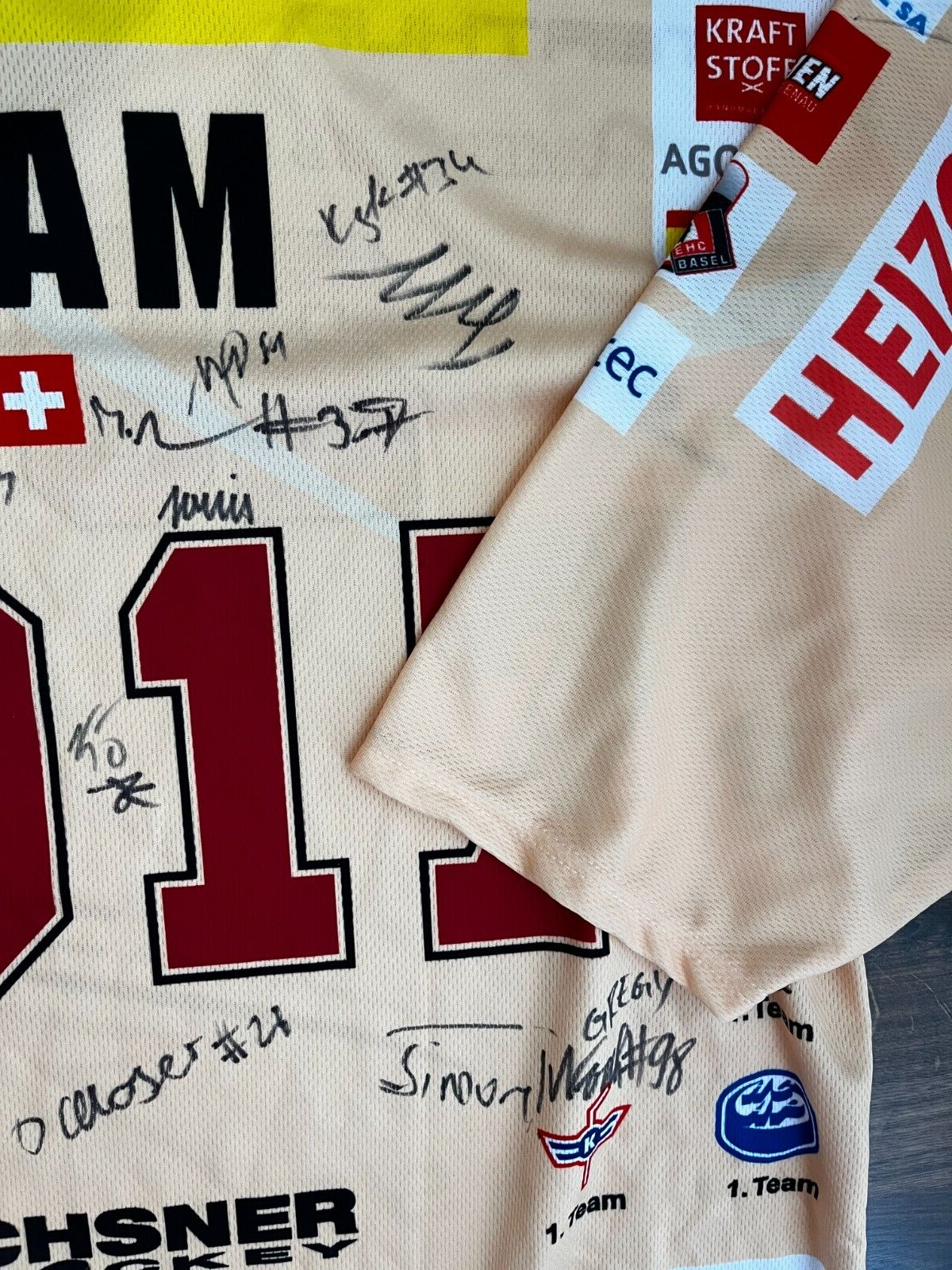 SIGNED Swiss Eastern Selects Jersey All Stars 2017 Shirt Ochsner Hockey Size L