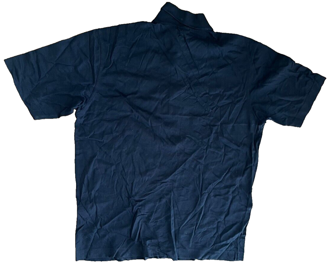 Paul Shark Yachting Polo Shirt Blue Cotton Men Size M Made in Italy