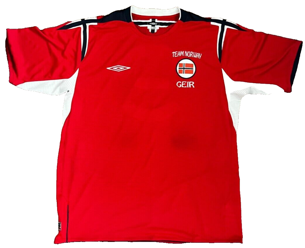 Norway Hill Climbing Team Shirt Jersey Umbro Camiseta Trikot Mailot Size Men XL