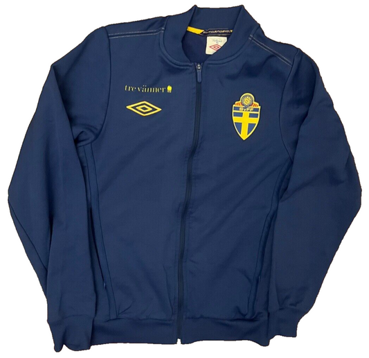Sweden Football Training Track Jacket Umbro Men Size S