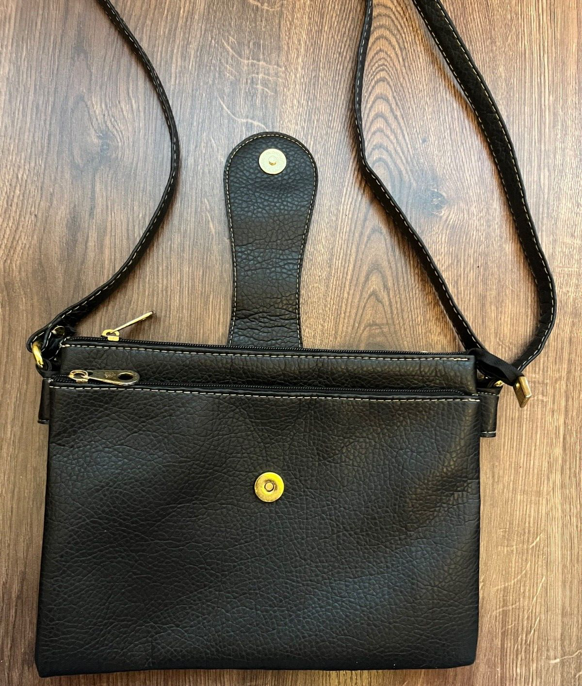 Mulberry Bag Crossbody Leather Black Daria Logo Strap