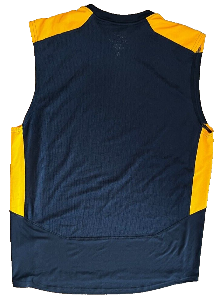 West Virginia Mountaineers Jersey Basketball Vest Football Shirt Nike Size Men L