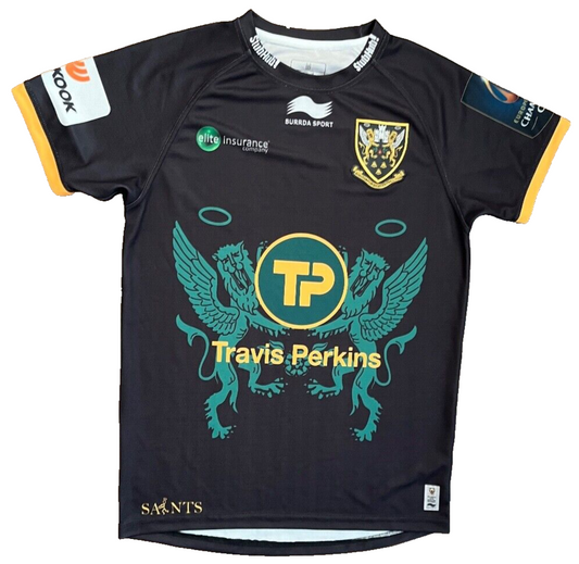 Northampton Saints Rugby Jersey 2015 2016 European Shirt Burda Size Men M