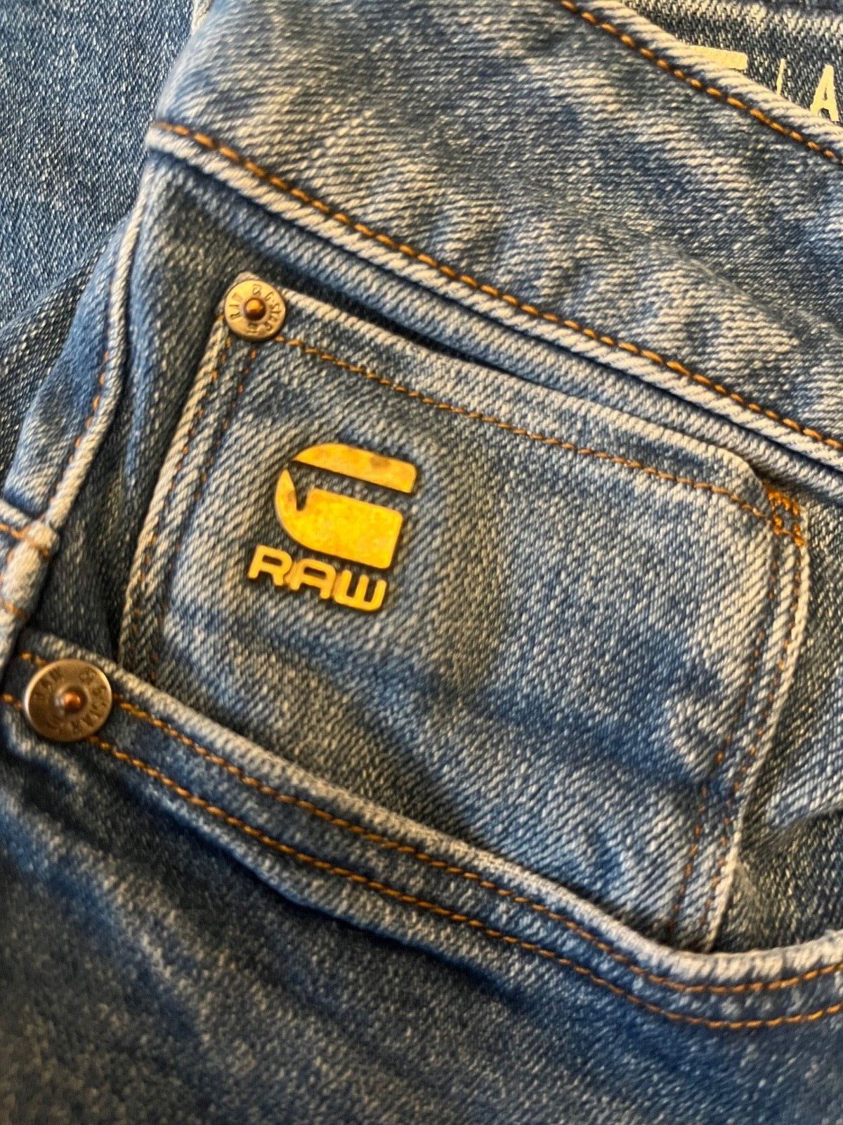 G Star Raw Arc 3D Slim Jeans Blue Denim Size Men 29x30