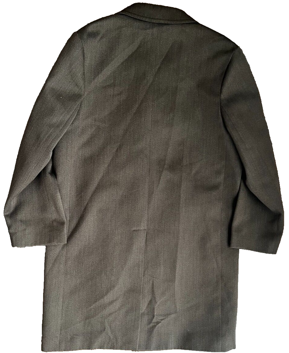 Wellington Executive Wool Polyester Coat Jacket Men Size L Made in UK