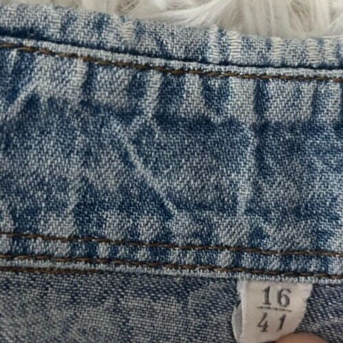 Vintage 70s (1973) Levi's Snap Long Sleeve Denim Shirt Size Men L White Tab