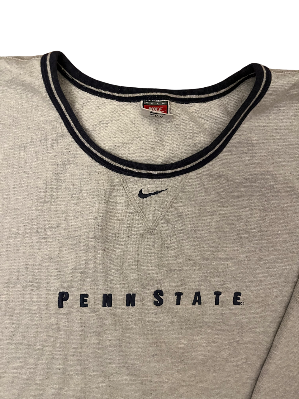 Vintage 90s Penn State NCAA Sweater Nike Sweatshirt Pullover Men Size 2XL