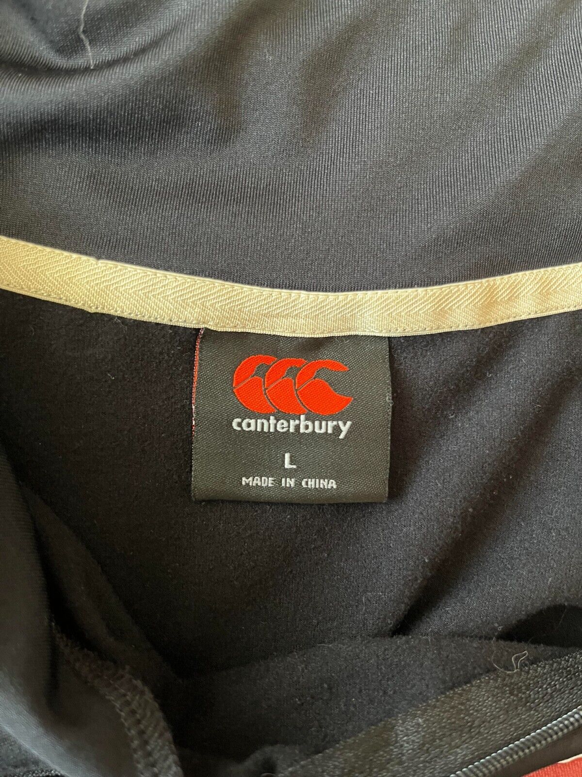 England Rugby Jersey Training Shirt Long Sleeve Canterbury Men Size L