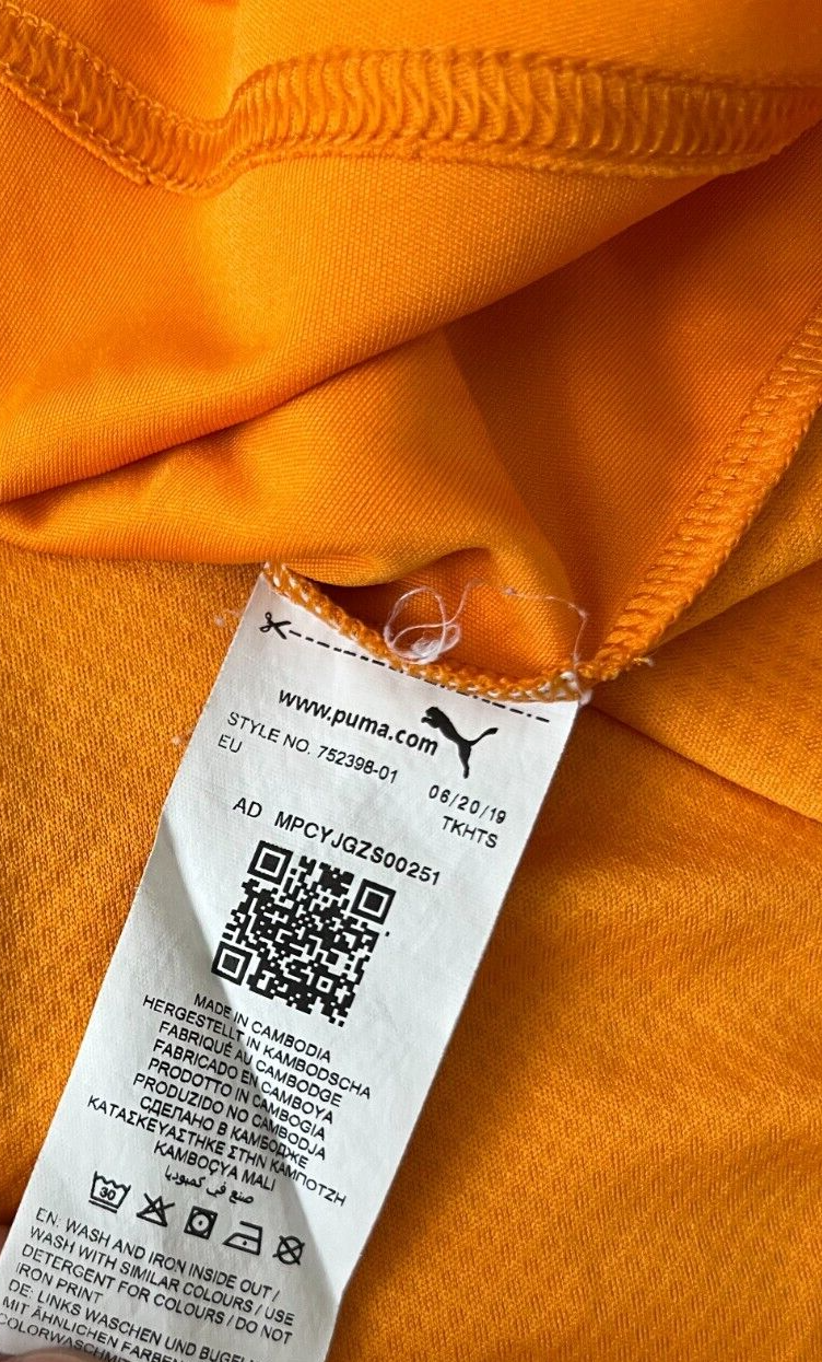 Ivory Coast Football 2018 2019 Home Shirt Jersey Puma Camiseta Trikot Mailot M