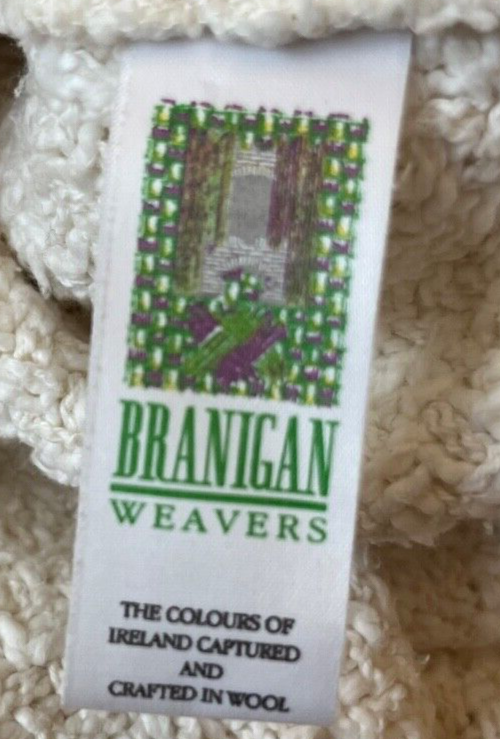 Branigan Weavers Dress Wool Sweater Cable Knit Tunic Women Check Measurements