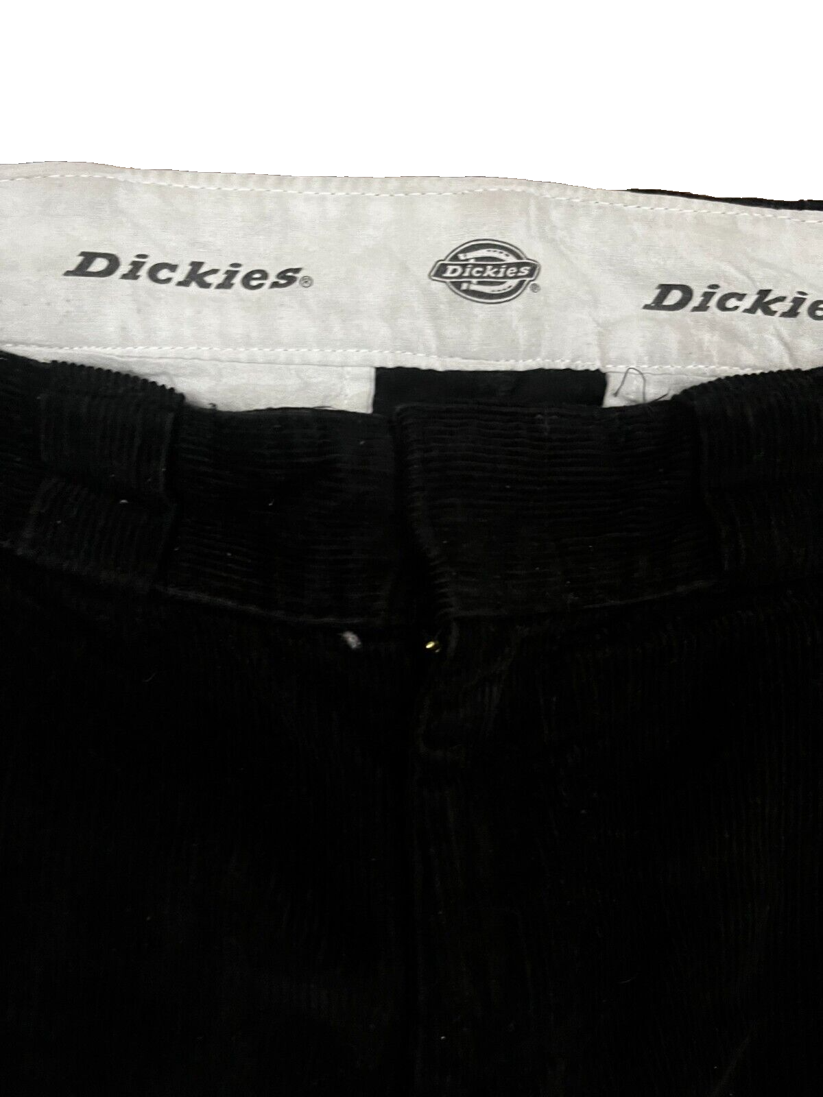Dickies Black Corduroy Trousers Carpenter Men Size 32x34 Skateboarding Pants
