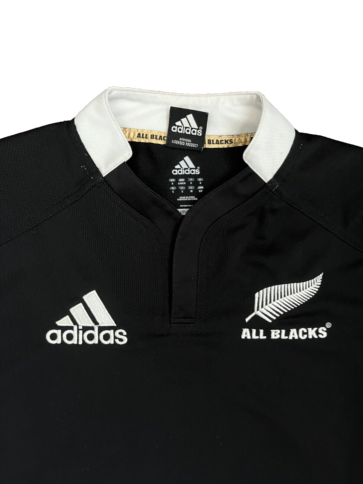 New Zealand 2019 2020 All Blacks Rugby Home Shirt Jersey Adidas Camiseta Size S