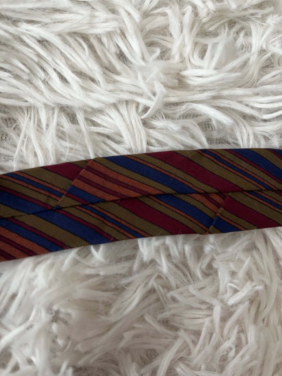 Stefano Ricci Pure Silk Neck Tie Made in Italy Multi-Color Striped