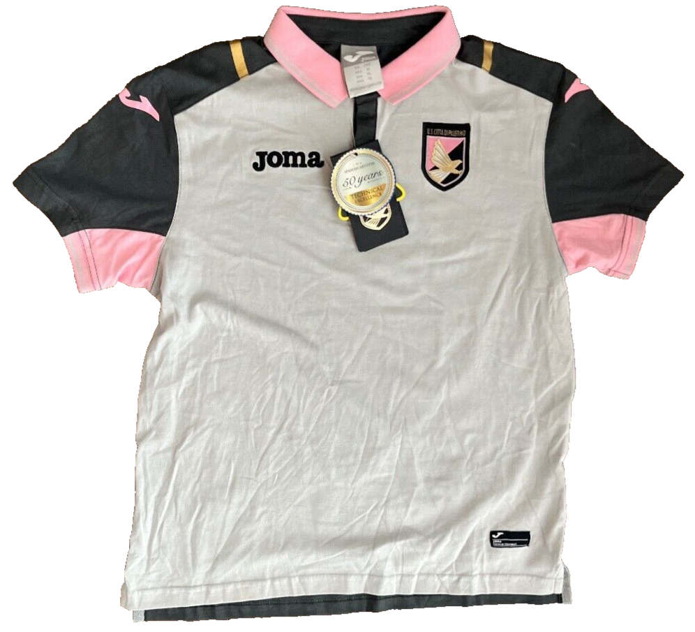 BNWT Palermo Jersey Polo Shirt Training Joma Football Soccer Size Youth L
