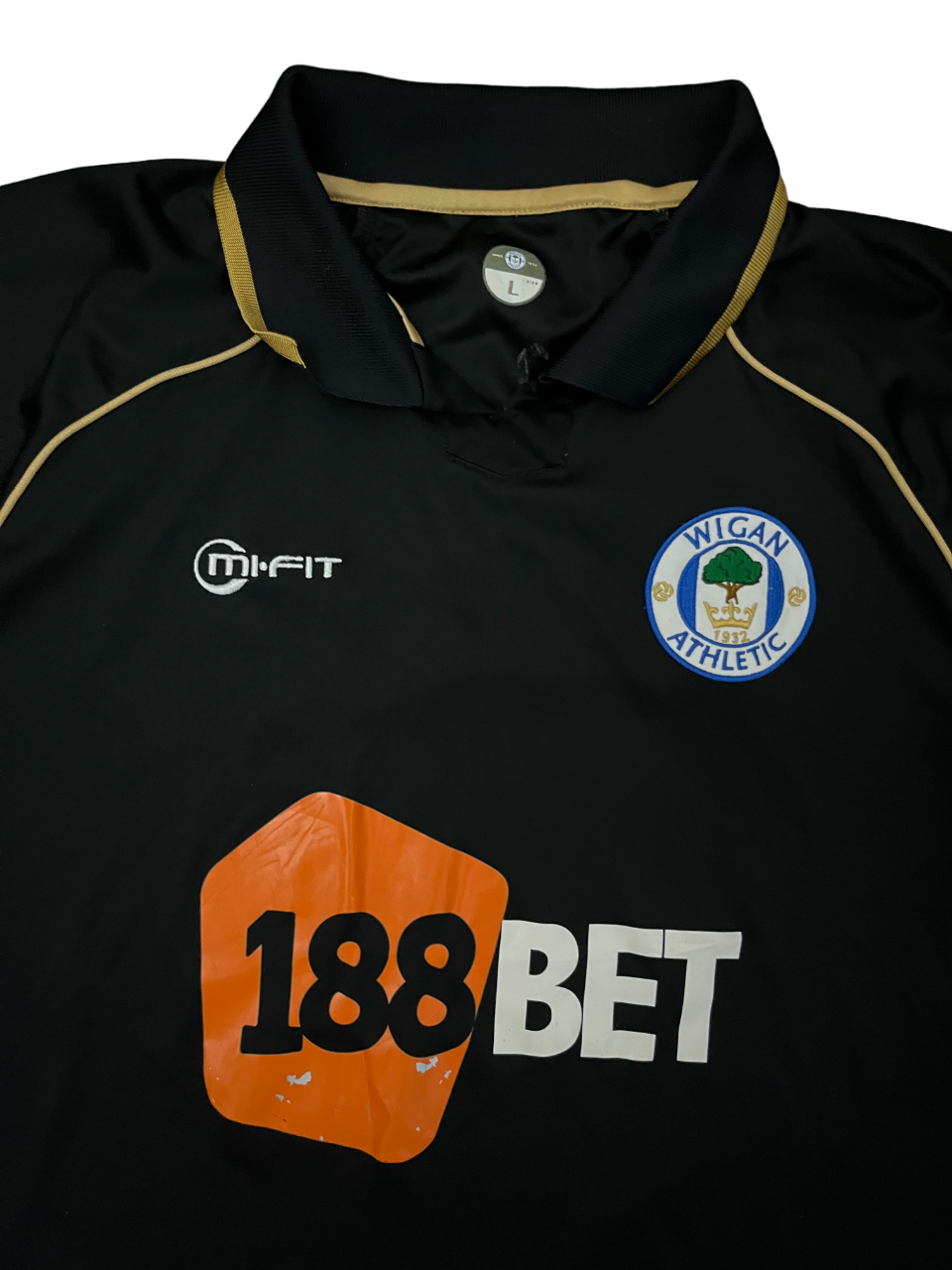 Wigan Athletic 2010 2011 Away Shirt Jersey MiFit Camiseta Trikot Mailot Size L