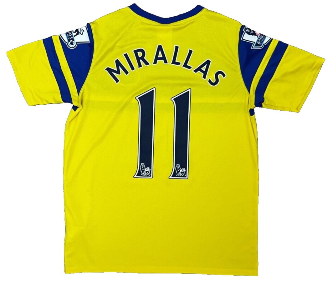 Everton 2013 2014 Mirallas Away Shirt Jersey Nike Camiseta Trikot Mailot YXL
