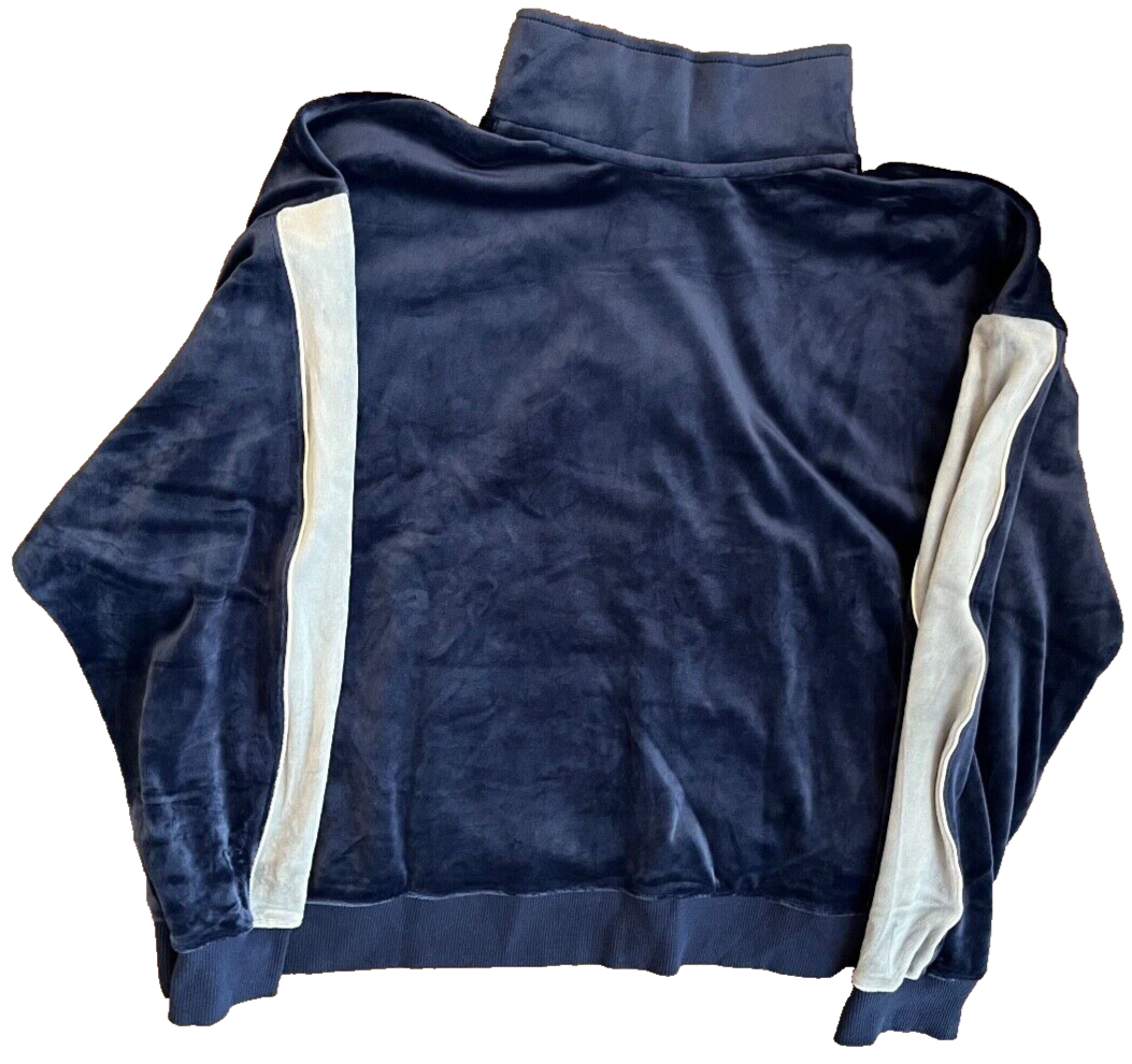 Jordan Velour Sweater Jacket Full Zip Loose Fit Women Size 1X PLUS SIZE