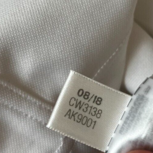 New Zealand Rugby All Blacks 2018 Away Shirt Jersey Adidas Size Men 2XL