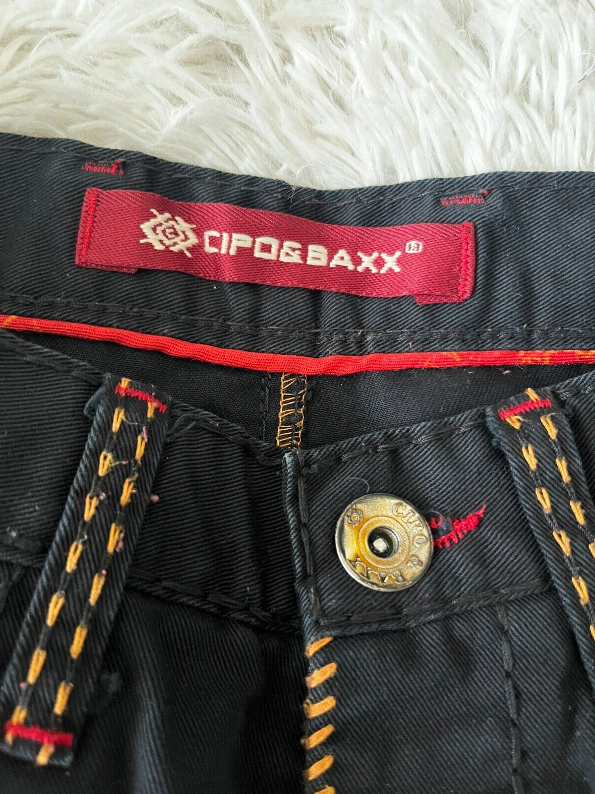 Cipo & Baxx Black Jeans Men Size 29x32 Slim Fit Denim Pants