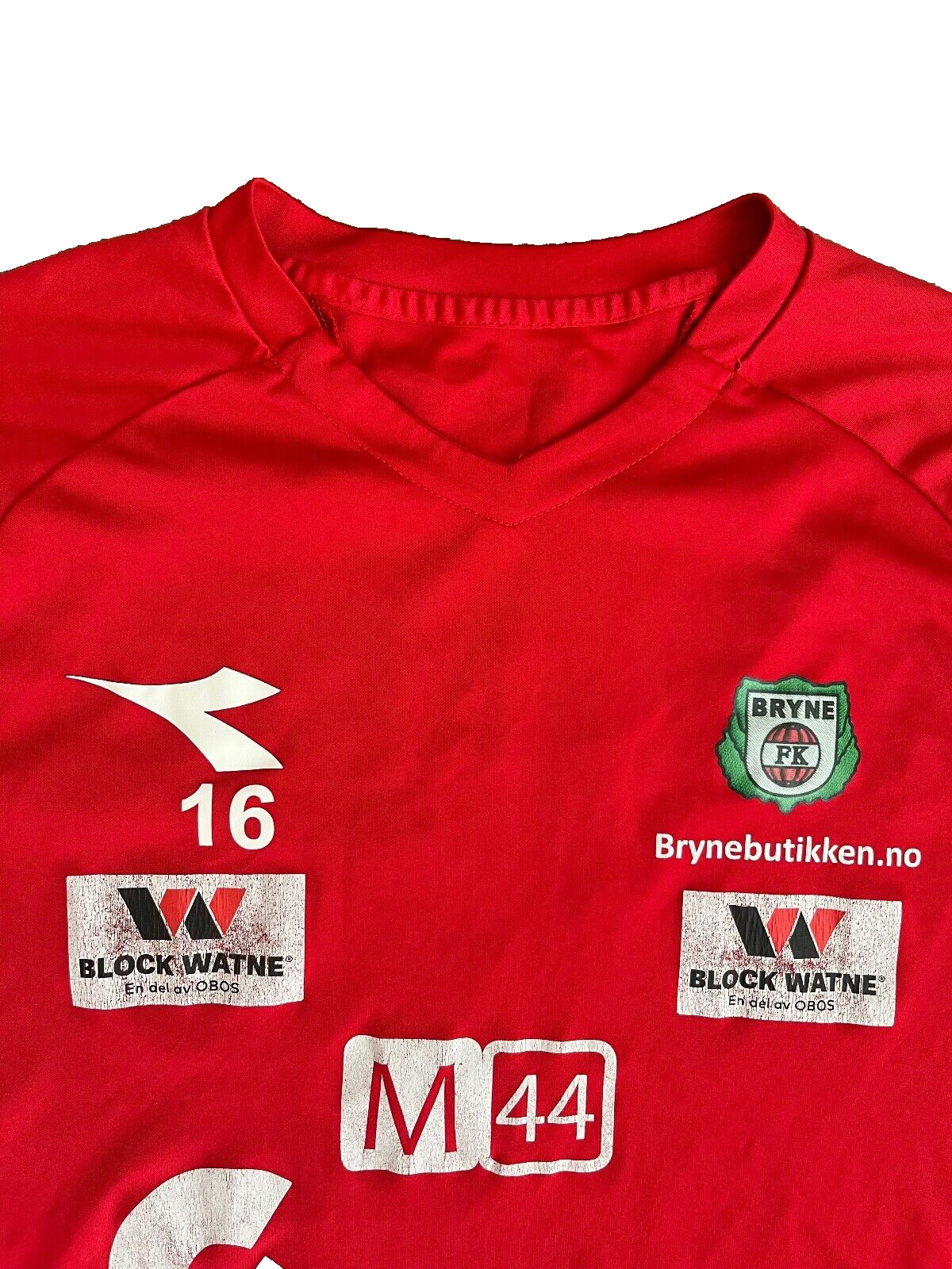 FK Bryne Jersey 2020 2021 Training Shirt Diadora Football Men CHECK MEASUREMENTS