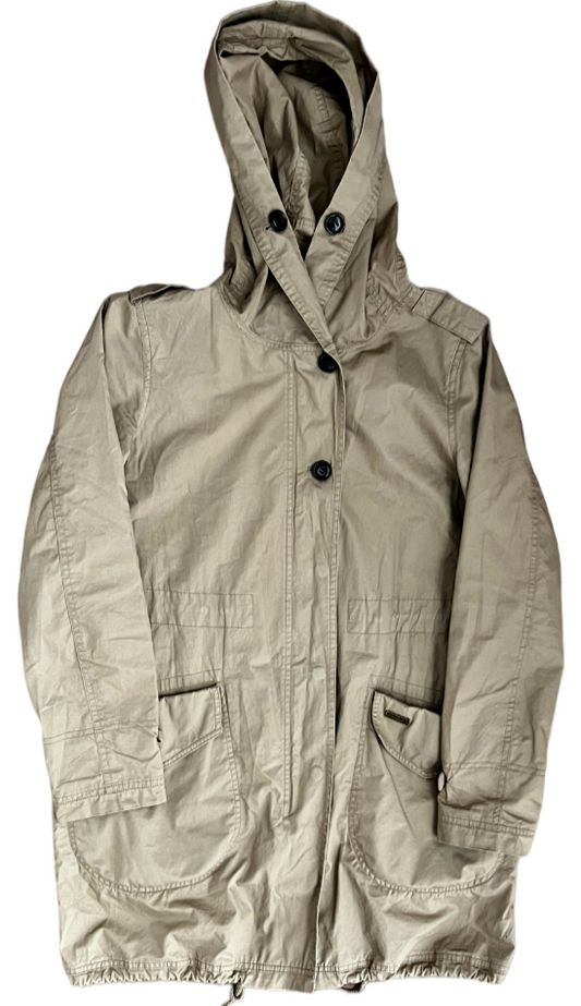 Woolrich Cotton Hooded Jacket Size Women XS