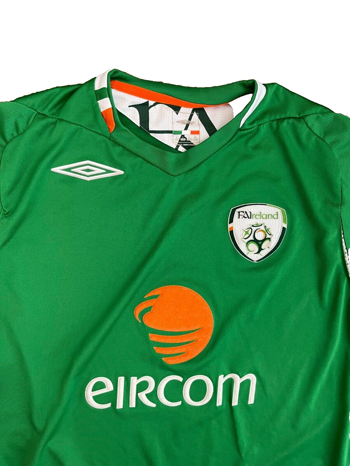 Ireland Jersey 2006 2007 2008 Home Shirt Umbro Football Size Men L