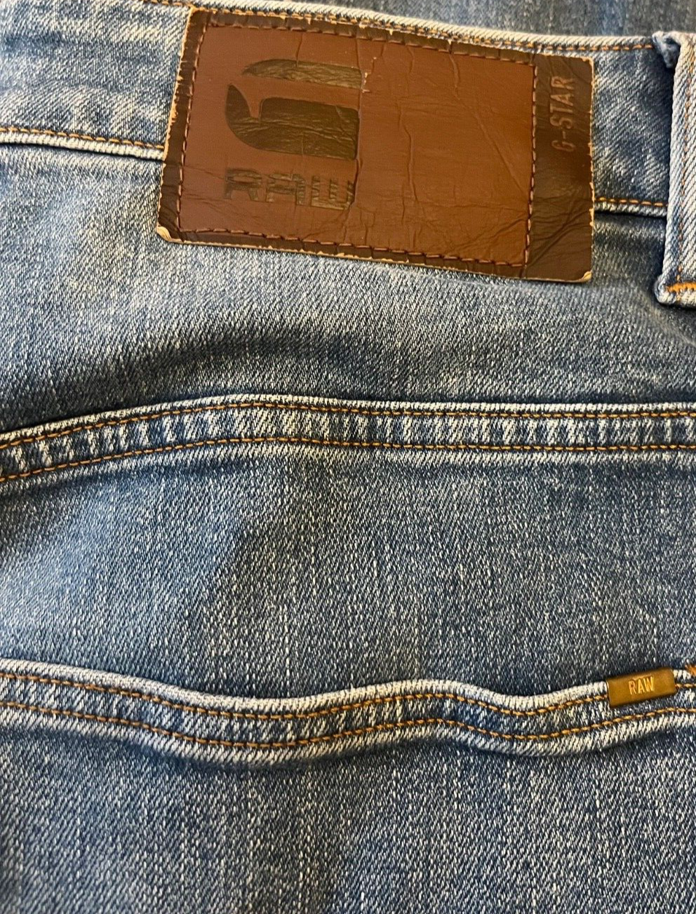 G Star Raw Arc 3D Slim Jeans Blue Denim Size Men 29x30