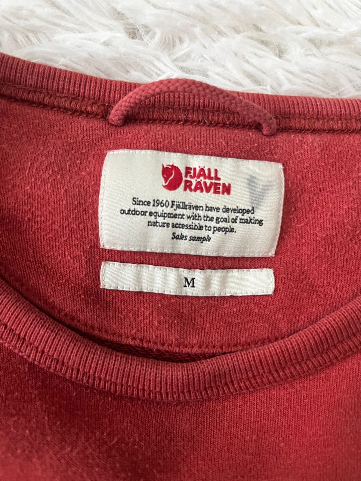 Fjallraven Men Sweatshirt Sweater Pullover Size M Sample