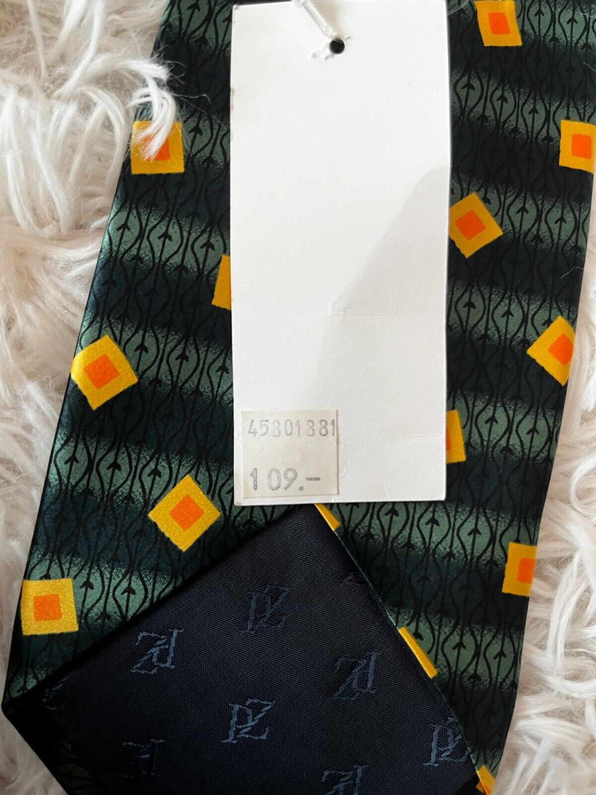 BNWT Pal Zileri Gruppo Forall Silk Multi Color Geometric Neck Tie