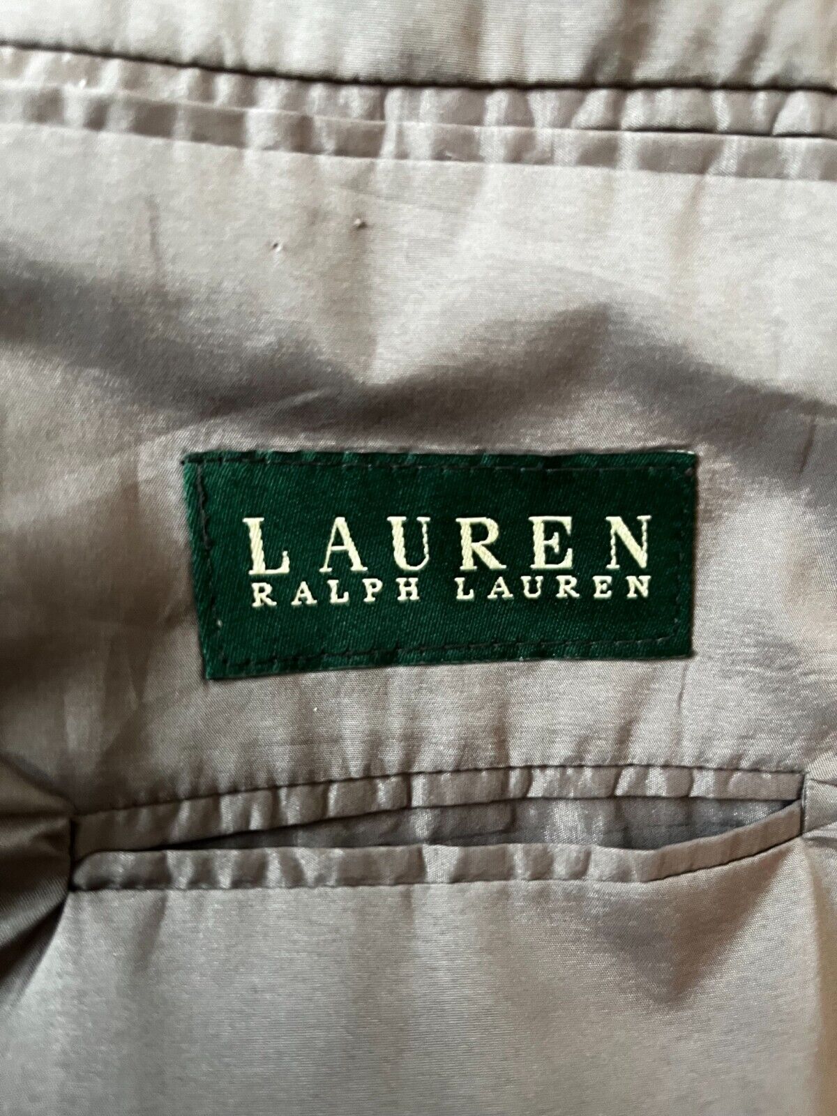Lauren Ralph Lauren Blazer Wool Jacket Men Made in Canada Check Measurments