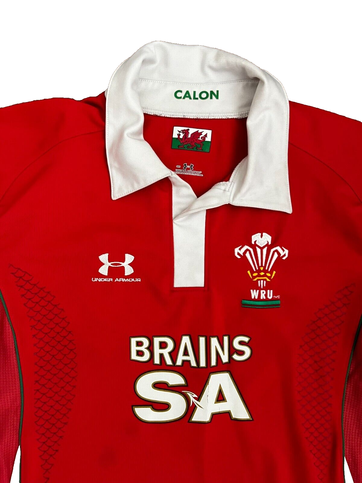Wales Rugby Union Shirt Jersey Under Armour Camiseta Mailot Size Men S