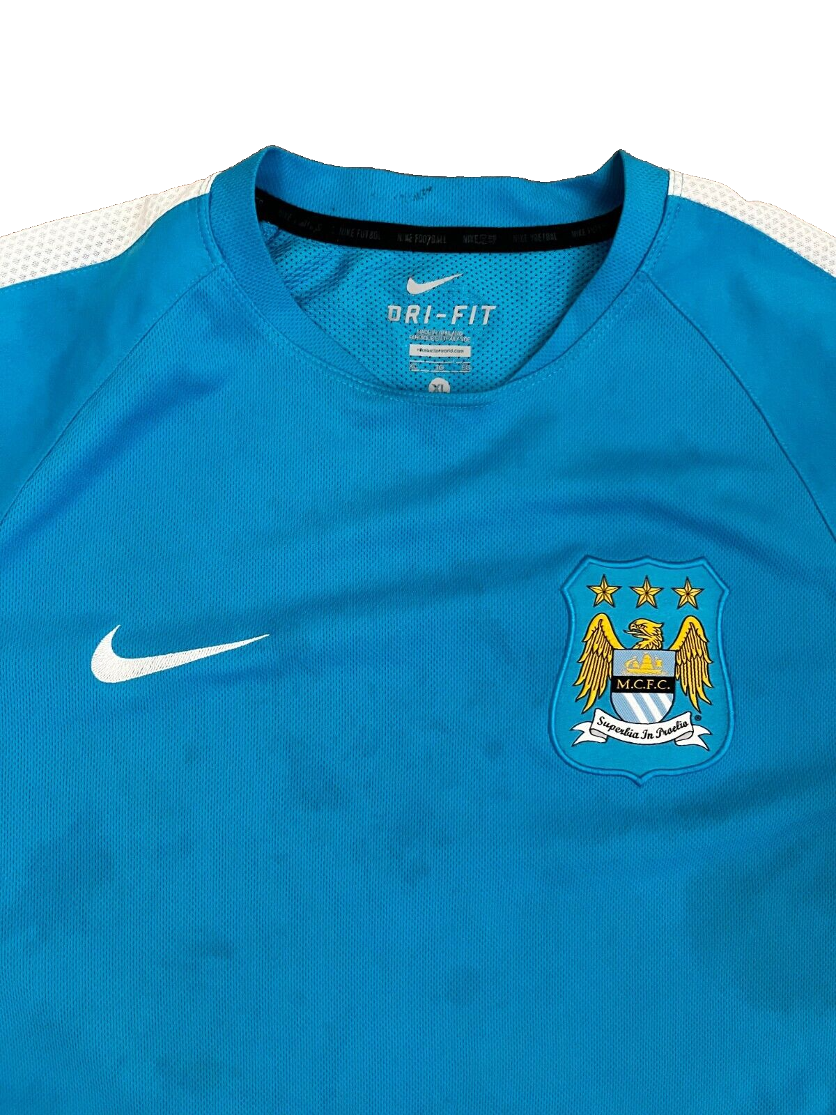 Manchester City 2014 2015 Training Shirt Jersey Nike Size Men XL